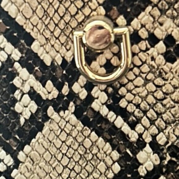 NWT Mango Crossbody Snake Print Bag With Shoulder Strap - Picture 12 of 12